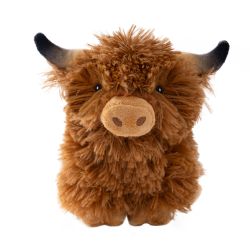 Highland Cow with Squeaker Dog Toy