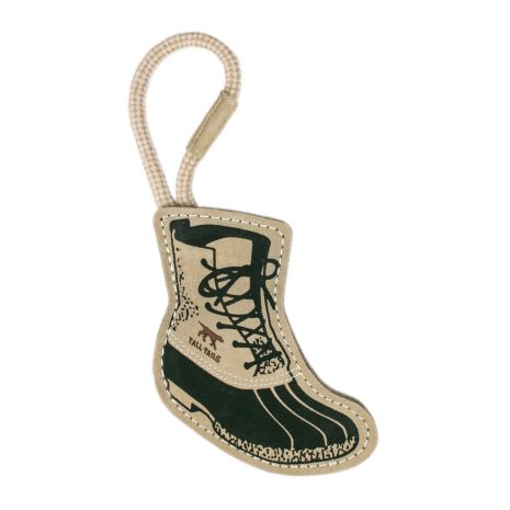 Natural Leather Boot Tug Toy
