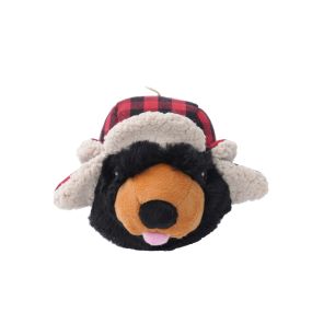 Hunter Hat Bear 2-in-1 Fetch Ball Dog Toy