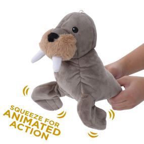 Animated Walrus Dog Toy