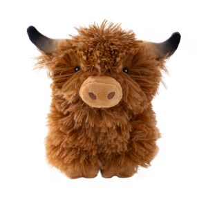 Highland Cow with Squeaker Dog Toy