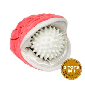 Oyster with Pearl Dog Toy