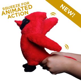 Animated Cardinal Dog Toy