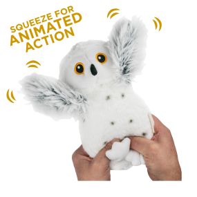 Animated Snow Owl Dog Toy
