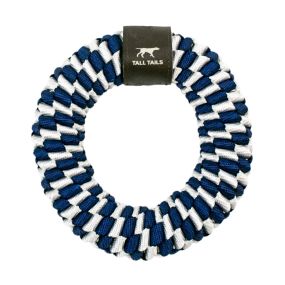 Navy Braided Ring Toy