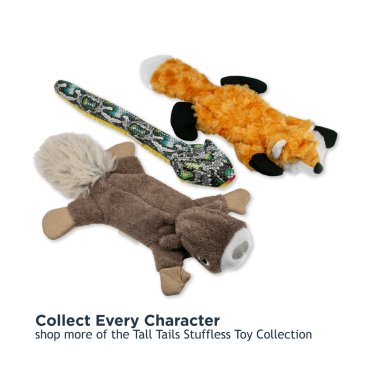 Tall Tails' Fox with Squeaker Toy Tall Tails' Fox with Squeaker Toy