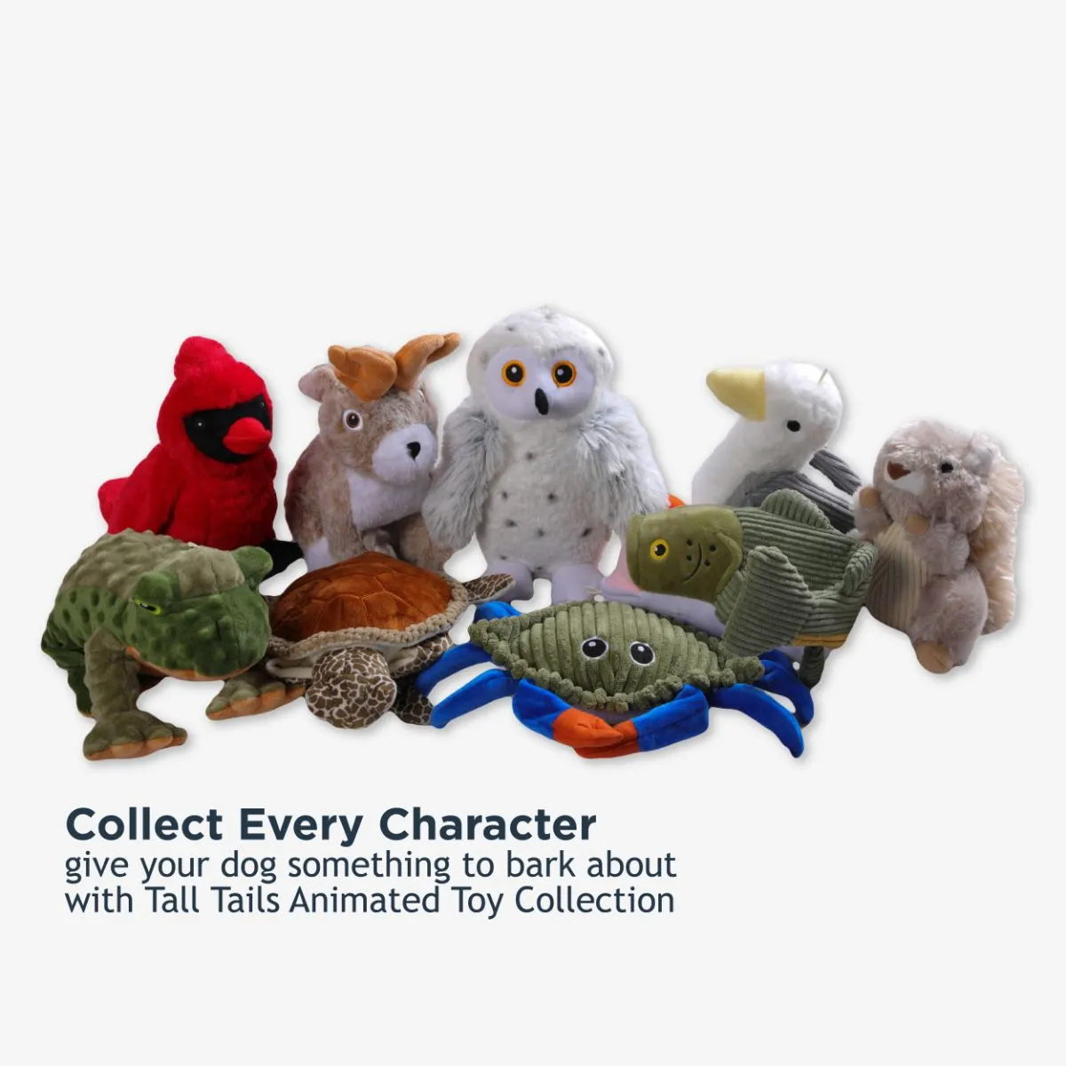 Tall Tails No-Battery Animated Toys for Dogs | Animated Frog Dog Toy