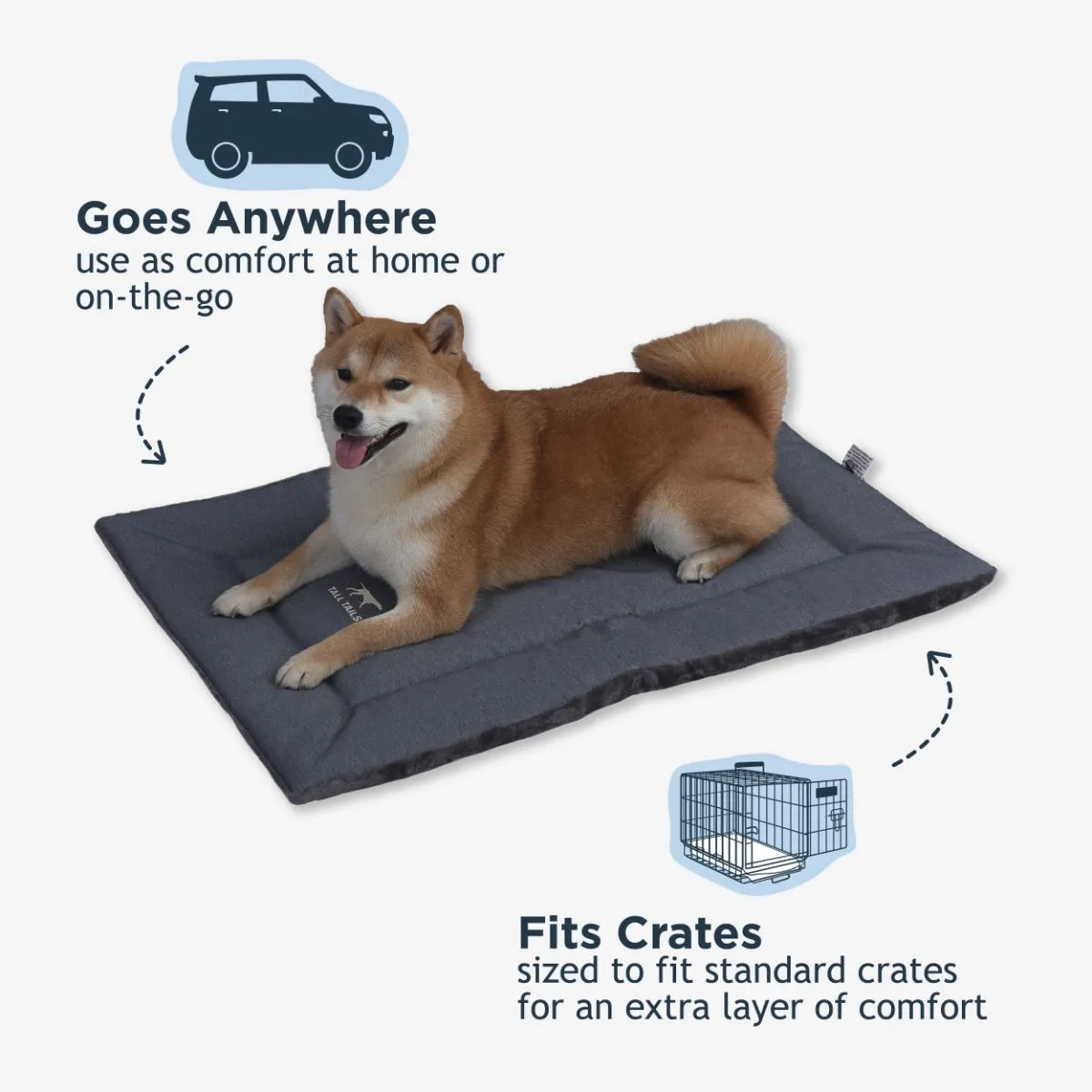 Tall Tails Dream Chaser Classic Dog Crate Bed Tall Tails Dream Chaser Classic Dog Crate Bed